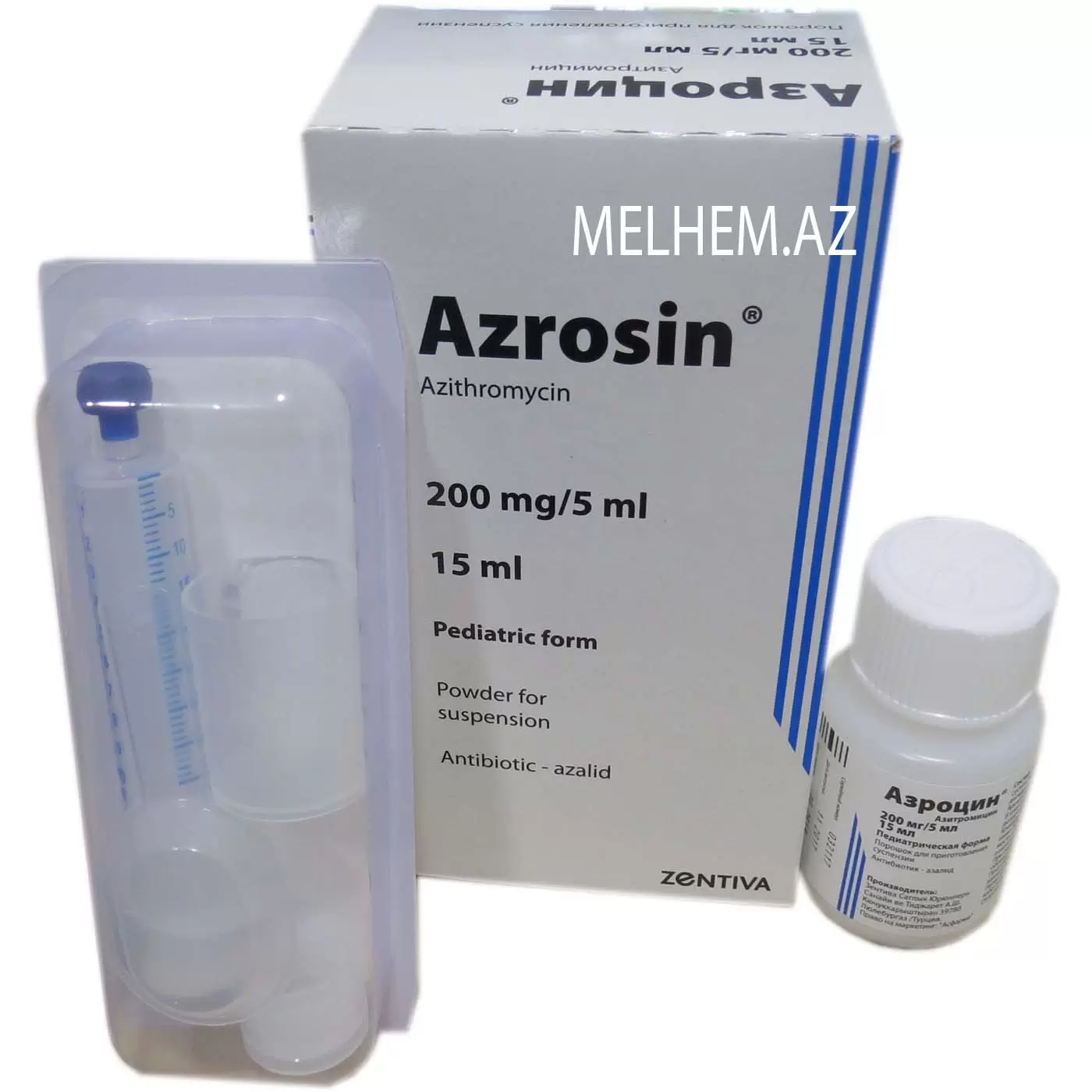 AZROSİN (suspenziya hazırlamaq üçün toz)